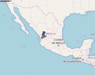 Amapa Karte Mexiko