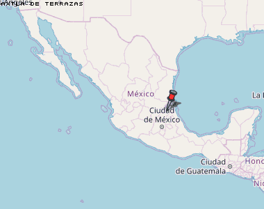 Axtla de Terrazas Karte Mexiko