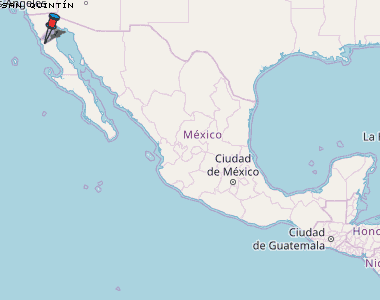 San Quintín Karte Mexiko