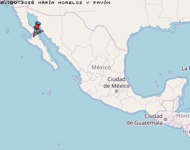 Ejido José María Morelos y Pavón Karte Mexiko