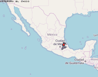 Ixtlilco El Chico Karte Mexiko