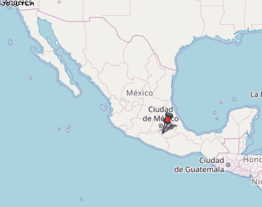 Jojutla Karte Mexiko