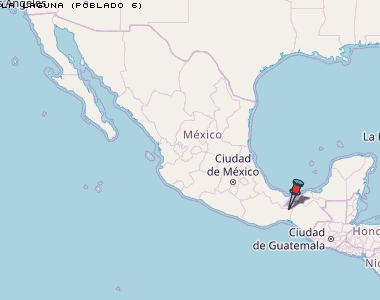 La Laguna (poblado 6) Karte Mexiko