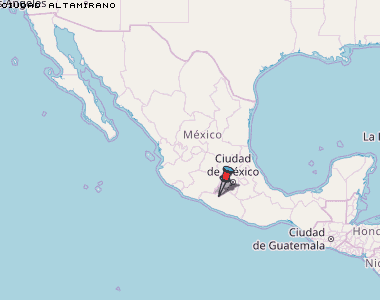 Ciudad Altamirano Karte Mexiko