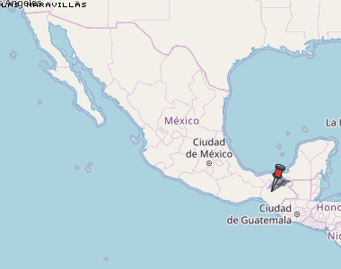 Las Maravillas Karte Mexiko