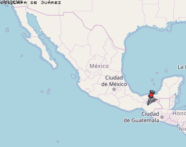 Ocuilapa de Juárez Karte Mexiko