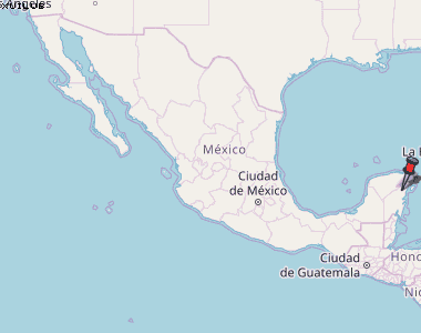 Xuilub Karte Mexiko