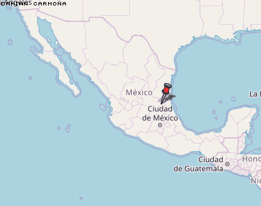 Damian Carmona Karte Mexiko