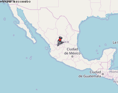 Monte Escobedo Karte Mexiko