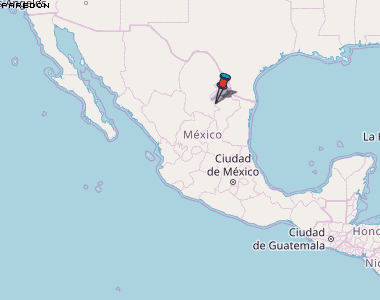 Paredón Karte Mexiko