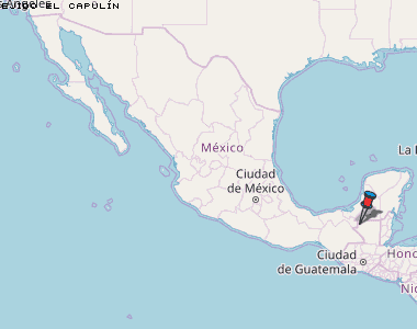 Ejido El Capulín Karte Mexiko