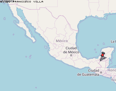 Ejido Francisco Villa Karte Mexiko