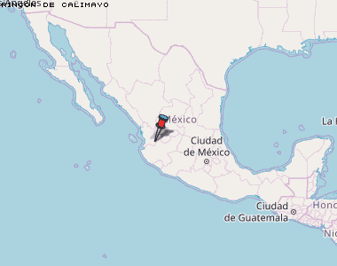 Rincón de Calimayo Karte Mexiko
