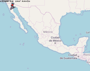 Lomas de San Ramón Karte Mexiko