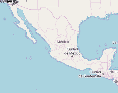 El Hongo Karte Mexiko