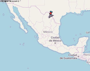 Tribu Kikapú Karte Mexiko