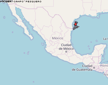 Primer Campo Pesquero Karte Mexiko