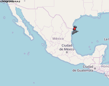Carboneras Karte Mexiko
