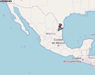 Hidalgo Karte Mexiko