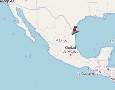 Burgos Karte Mexiko