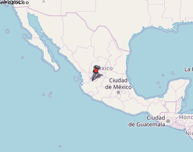 Apozolco Karte Mexiko