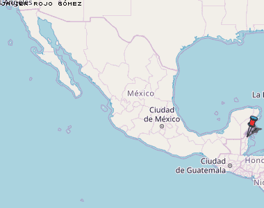 Javier Rojo Gómez Karte Mexiko