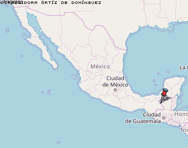 Corregidora Ortíz de Domínguez Karte Mexiko