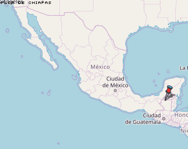 Flor de Chiapas Karte Mexiko