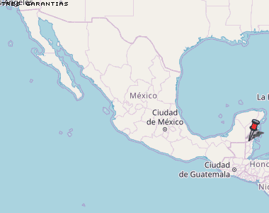 Tres Garantias Karte Mexiko