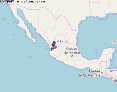 La Peñita de Jaltemba Karte Mexiko