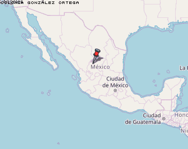 Colonia González Ortega Karte Mexiko