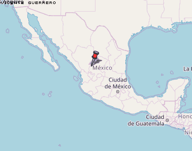 Vicente Guerrero Karte Mexiko