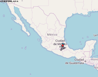Quetzalapa Karte Mexiko