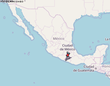Tixtlancingo Karte Mexiko