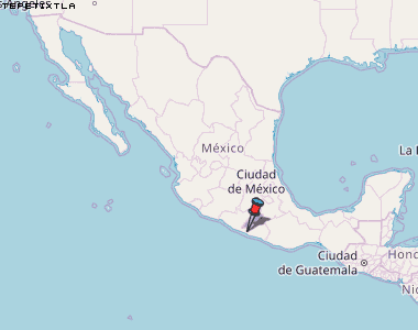 Tepetixtla Karte Mexiko