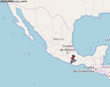 Cuajinicuilapa Karte Mexiko