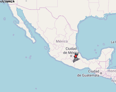 Olinalá Karte Mexiko