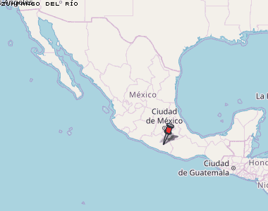 Zumpango del Río Karte Mexiko