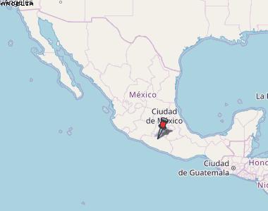 Arcelia Karte Mexiko