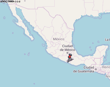 San Marcos Karte Mexiko