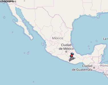 Ometepec Karte Mexiko