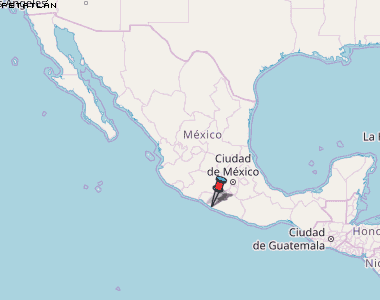Petatlán Karte Mexiko