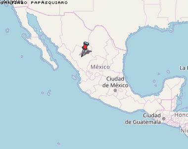 Santiago Papasquiaro Karte Mexiko