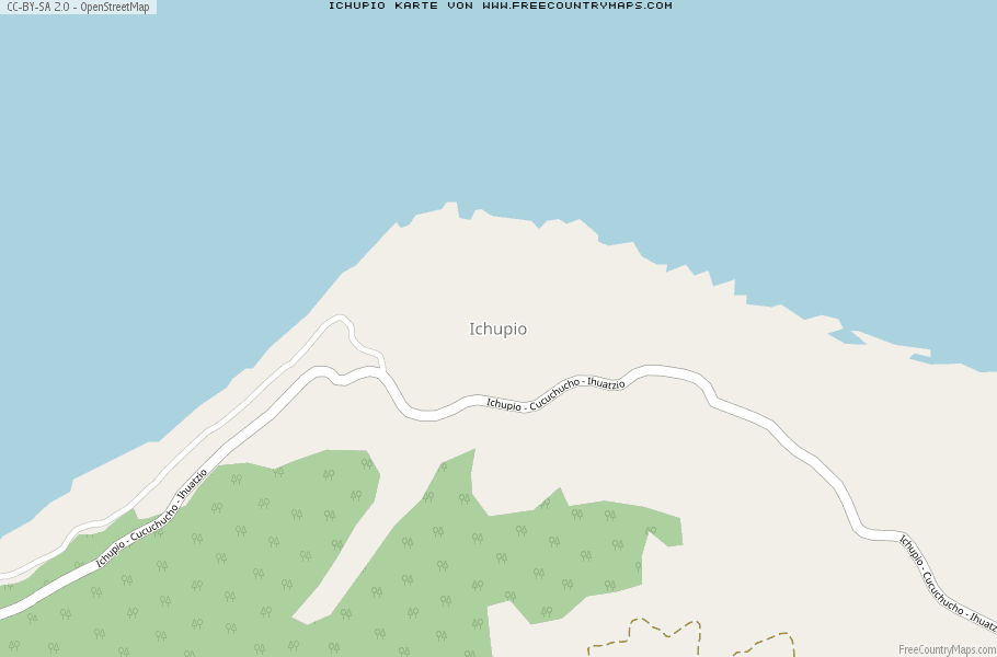 Karte Von Ichupio Mexiko
