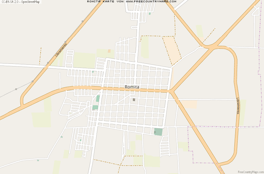 Karte Von Romita Mexiko