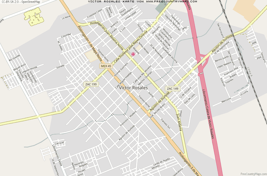 Karte Von Víctor Rosales Mexiko