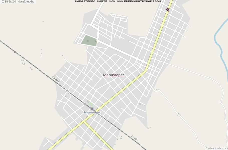 Karte Von Mapastepec Mexiko