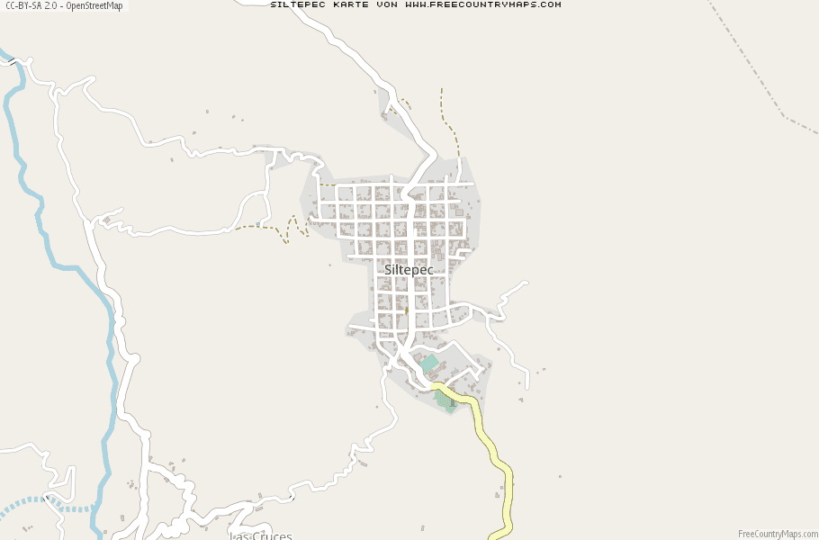 Karte Von Siltepec Mexiko