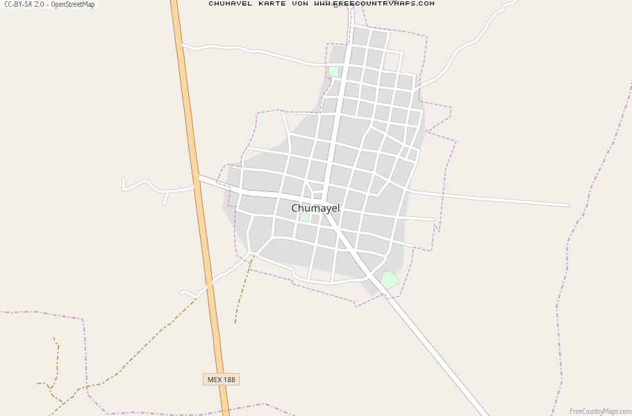 Karte Von Chumayel Mexiko