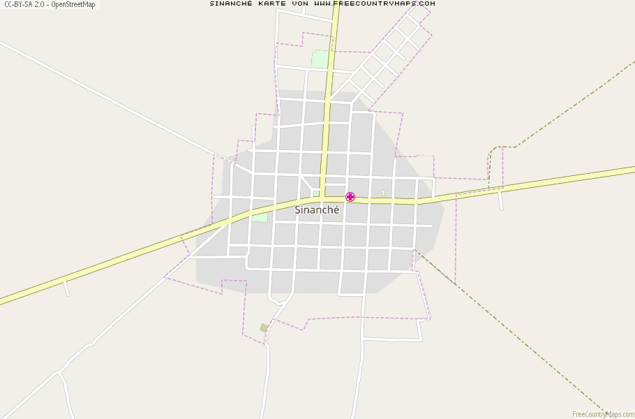 Karte Von Sinanché Mexiko